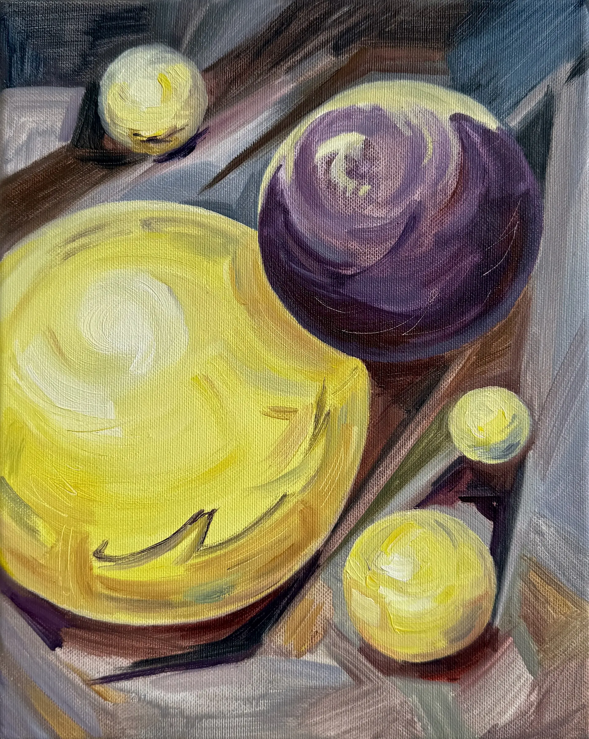 Ester Dubay - HIEROS GAMOS, 24 X 30 CM, OIL ON CANVAS, 2024
